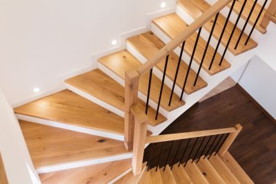 Local Oak Stairs Installation in Metamora, MI