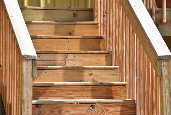 Outdoor Staircase Construction